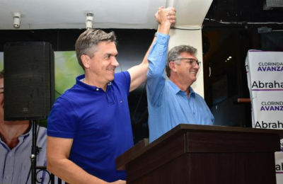 Zdero visitó Clorinda y dio su rotundo apoyo al radical Abraham Skierkier