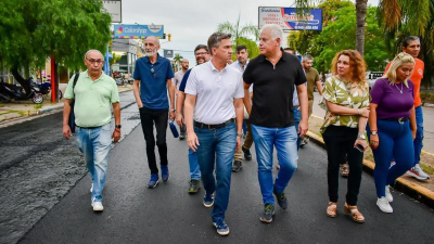 Zdero destaca obras que elevarán el perfil comercial de la avenida 25 de Mayo