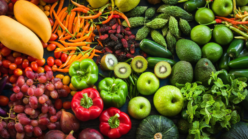 Una alimentación rica en vegetales en la edad adulta será mejor salud física y mental décadas después