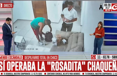 Impacto mediático de "la Rosadita piquetera" y denuncia de Capitanich