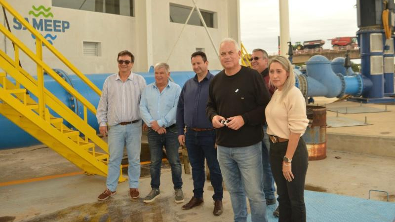 Presencia de Recursos Hídricos de la Nación y recorrida de obras