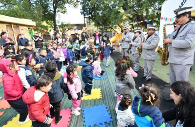 Educación acompañó la celebración en el jardín "Merceditas de San Martín"