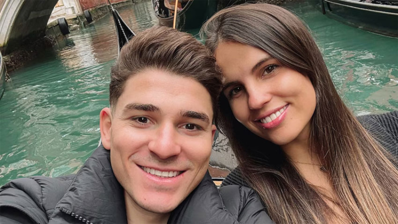 Julián Álvarez anunció que va a ser papá
