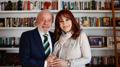 Lula visitó a Cristina