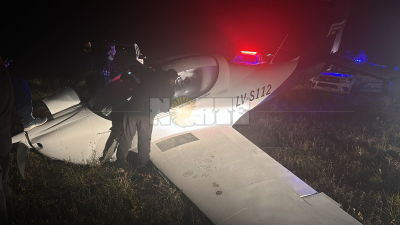 No hubo heridos: un avión con dos extranjeros se accidentó en Basail