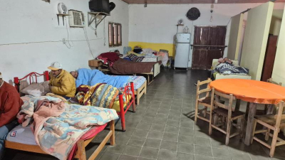 Salón Villa María, un refugio para personas en situación de calle