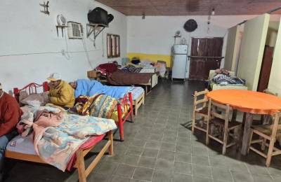 Salón Villa María, un refugio para personas en situación de calle