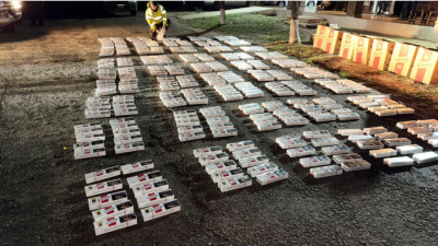 Automovilista intentó evitar el control de Gendarmería con 4.500 atados de cigarrillos