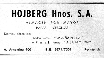 Almacén por mayor Hojberg Hnos.