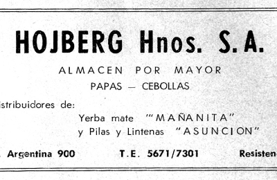 Almacén por mayor Hojberg Hnos.