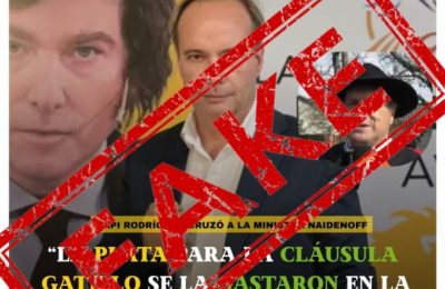 Cada vez circulan más fake news con fines políticos que aprovechan la marca de NORTE