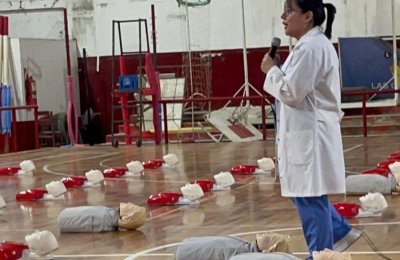 Realizaron taller de RCP y primeros auxilios en Sáenz Peña