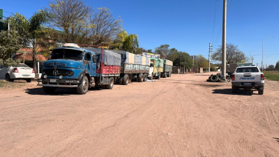 Emparchaba una cubierta y murió aplastado por un camión