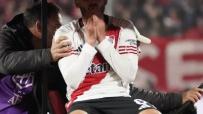 Gallardo sufre: Pezzella afuera de las canchas por siete meses