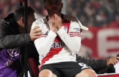 Gallardo sufre: Pezzella afuera de las canchas por siete meses