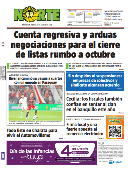 Edición del 15-08-2025