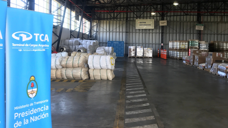Argentina entre los dos países que más carga aérea transportaron en junio
