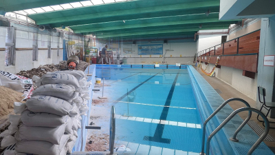 CABA: la estrambótica situación de la piscina de la escuela Álvarez Thomas