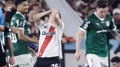 River perdió 2 a 1 con Palmeiras y la llave de la Copa Libertadores se definirá en Brasil