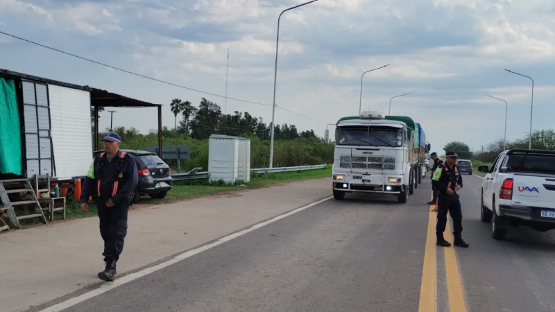 Controles en las rutas del Chaco: más estrictos y con presencia total para cuidar a los viajeros