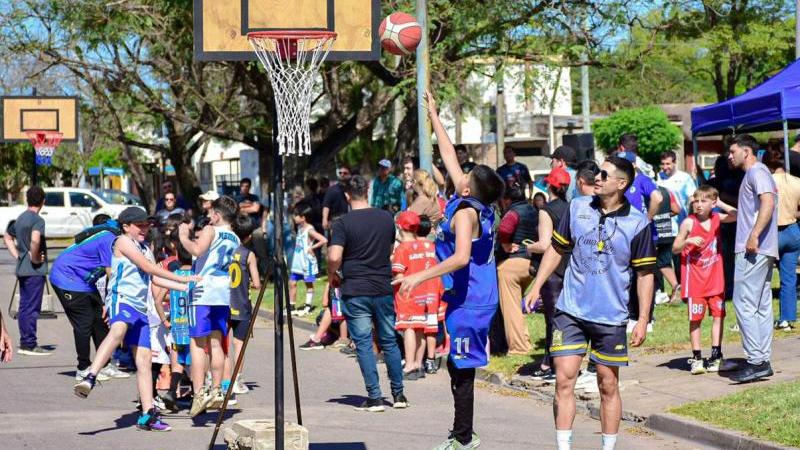 El minibásquetbol brilló en el encuentro de Sáenz Peña