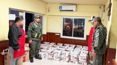Decomisan 8.500 atados de cigarrillos, 60 celulares y ocho tablets sin aval aduanero