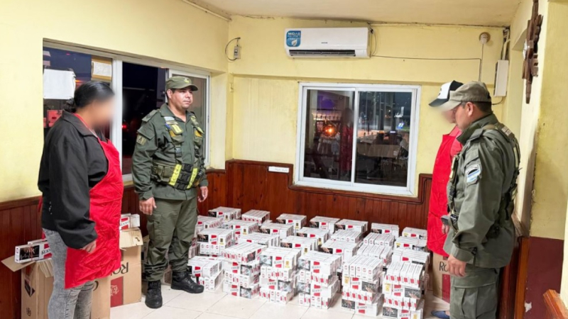 Decomisan 8.500 atados de cigarrillos, 60 celulares y ocho tablets sin aval aduanero