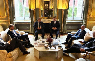 Zdero se reunió en Madrid con miembros del Santander Group