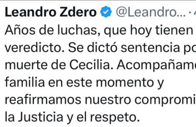 Zdero, Bullrich y hasta Milei: reacciones por el veredicto del Caso Cecilia