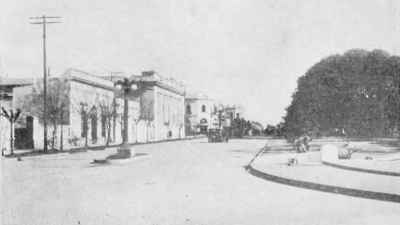 Primer alumbrado público y domiciliario en Resistencia