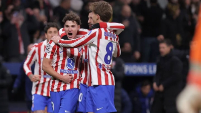 Con gol de Julián Álvarez, el Atlético de Madrid le ganó al Inter de Lautaro