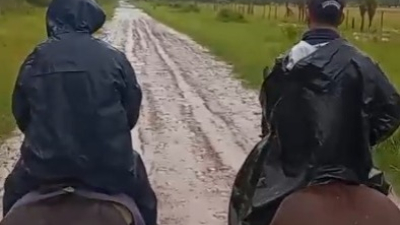 La Policía Rural asistió a vecinos afectados por el temporal