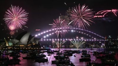 Así se recibió al 2026 en Sídney, Australia
