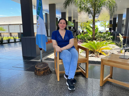 Susana Cantero tiene 33 años y es una flamante egresada de la carrera de Tecnicatura Superior en Química Industrial.jpeg