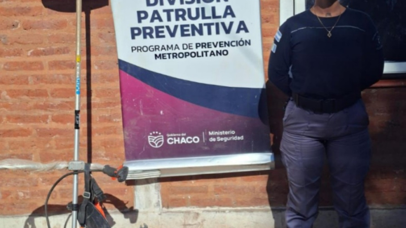 Lo descubrieron cuando trató de vender una desmalezadora robada