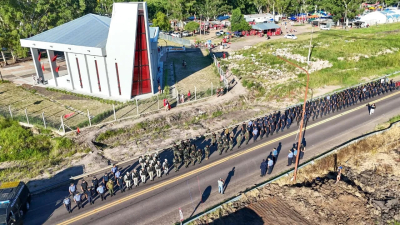 Por la Fiesta del Gaucho Gil se desplegó un dispositivo de seguridad con 450 policías