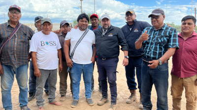 Obra hídrica en El Potrillo