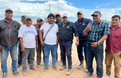 Obra hídrica en El Potrillo