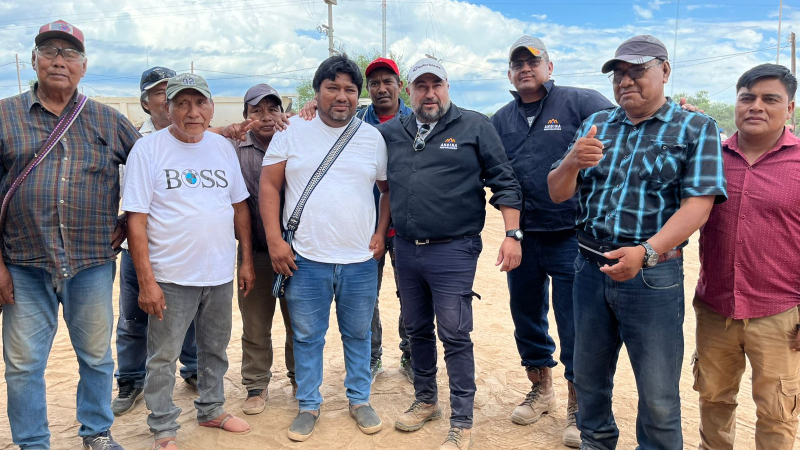 Obra hídrica en El Potrillo