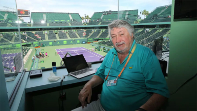 Murió Guillermo Salatino, una voz histórica del tenis argentino