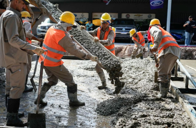 Conectividad vial: continúan las obras de pavimento en Campo Largo