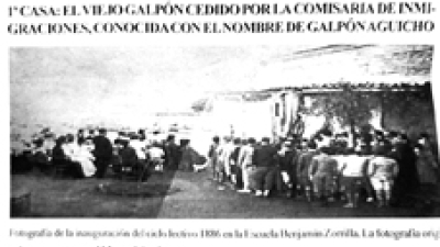 Escuela "Agüicho", la de los inmigrantes