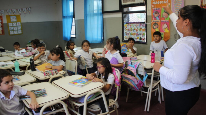 Por la caída en la natalidad, las aulas en el Chaco tendrán 21 % menos de alumnos en 2030