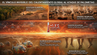 Conexiones inesperadas del cambio climático que nos afectan directamente