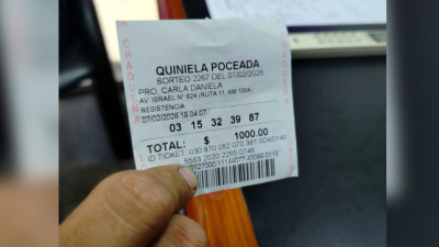"Voy a construir una casa para mis hijos", dijo el ganador de $387 millones de la Poceada