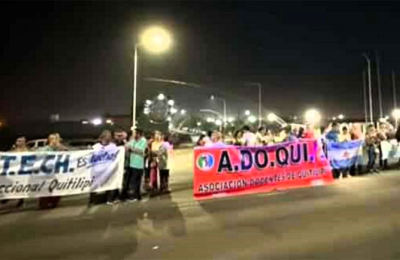 Docentes convocan a una marcha de antorchas en Quitilipi