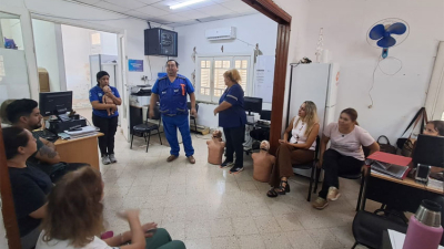 Capacitaron en RCP básica al personal de la Dirección de Maternidad e Infancia y Adolescencia