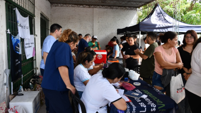 Operativo de salud bucodental para estudiantes en Cruce Viejo