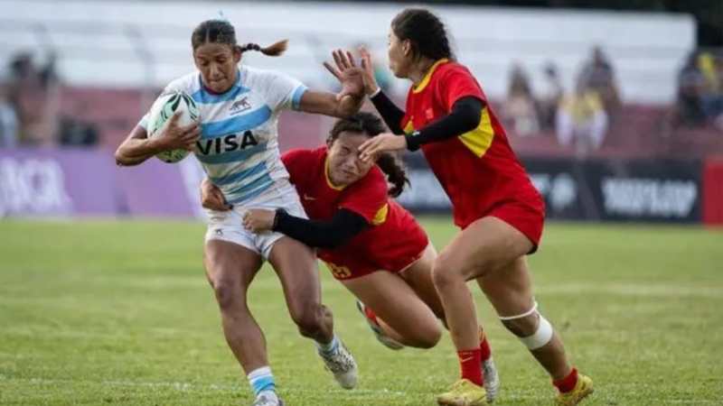 Las Yaguaretés, con saldo positivo en el primer día del SVNS 2 de San Pablo