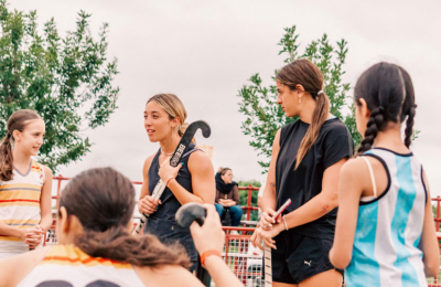 El hockey tuvo capacitación con Las Leonas Lara Casas y Zoe Díaz